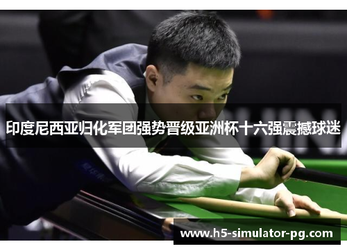 印度尼西亚归化军团强势晋级亚洲杯十六强震撼球迷